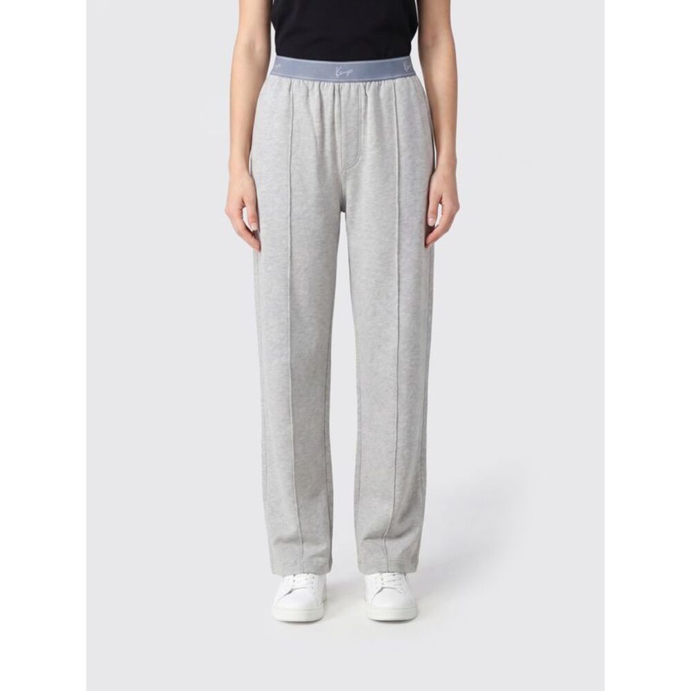 Kenzo Women Kenzo High-Waisted Straight-Leg Jogging Trousers In Cotton Jersey